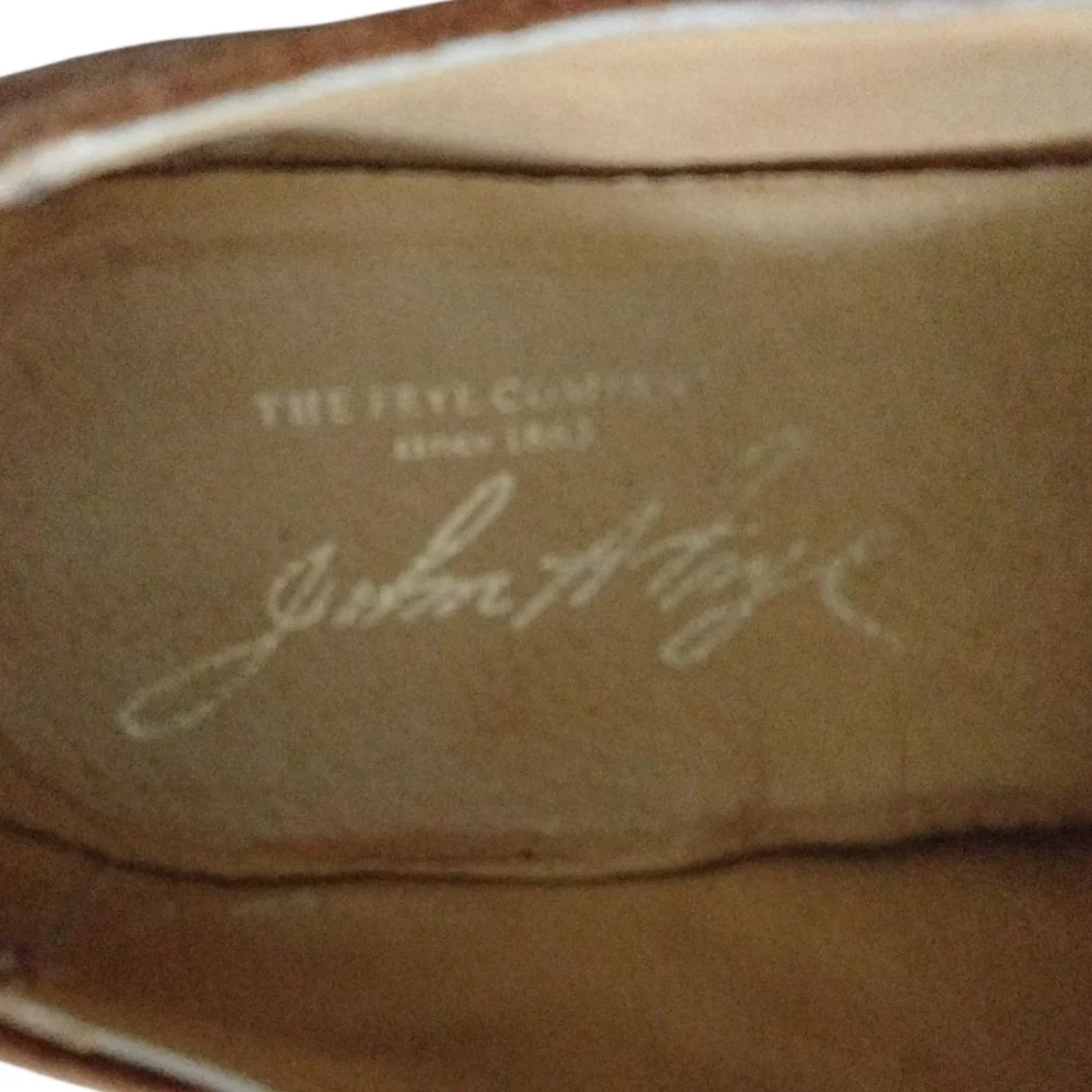 FRYE Tyler Oxfords Brown Suede Lace Up Shoes Men's Size 8.5